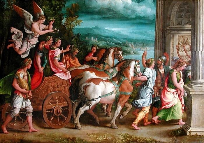 Giulio Romano The Triumph of Titus and Vespasian Sweden oil painting art